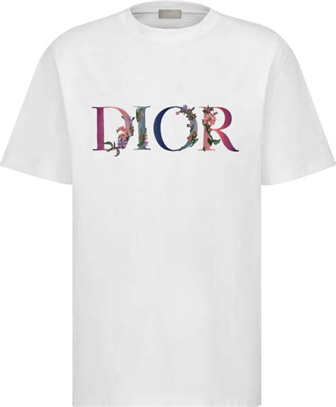 t shirt blanc dior|dior t shirt 2020.